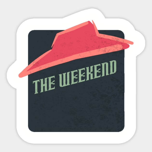 the weekend Sticker by Bike Ilustrada